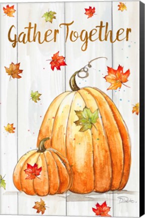 Framed Gather Together Pumpkin Print