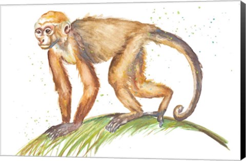 Framed Monkeys in the Jungle II Print