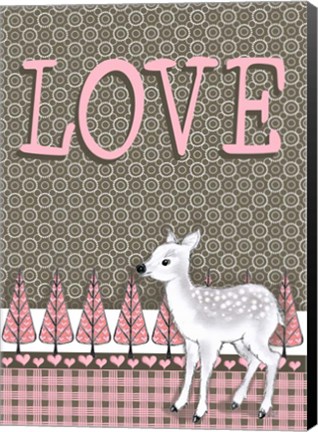 Framed Lamb Love Print