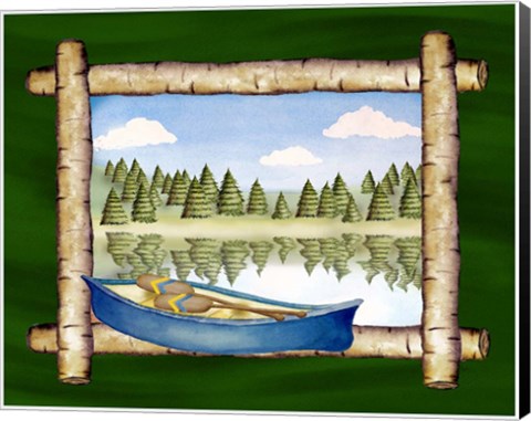 Framed Framed Lake View III Print