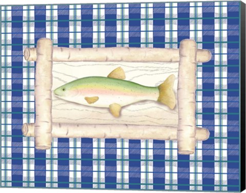 Framed Framed Lake Fish III Print