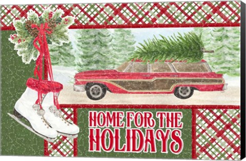 Framed Sleigh Bells Ring - Home for the Holidays Print