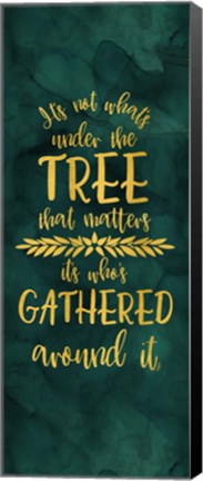 Framed All that Glitters panel IV-Under the Tree Print