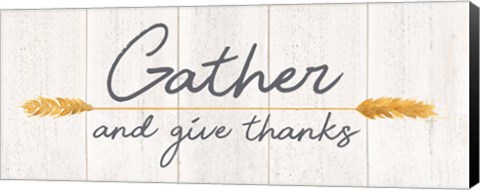 Framed Farm Life panel I-Give Thanks Print