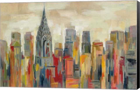 Framed Manhattan - The Chrysler Building Print