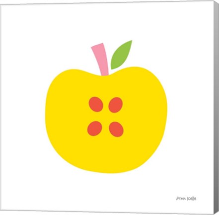 Framed Yellow Apple Print