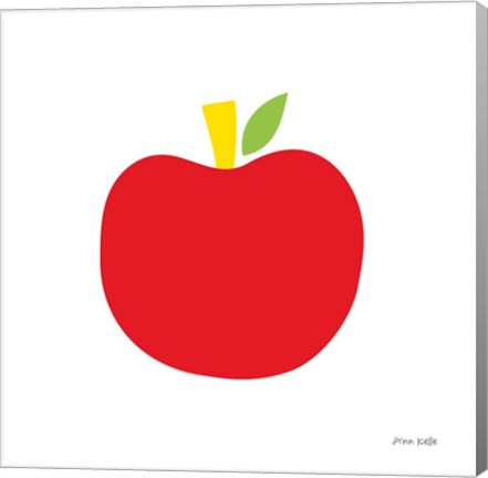 Framed Red Apple Print