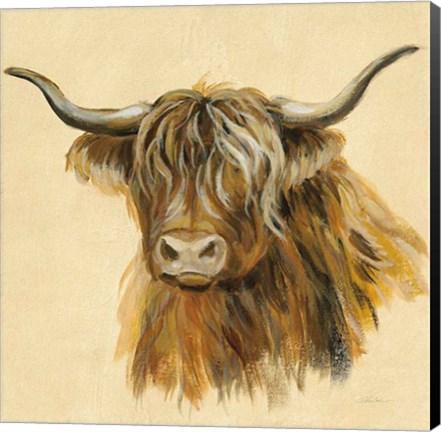 Framed Highland Animal Cow Print