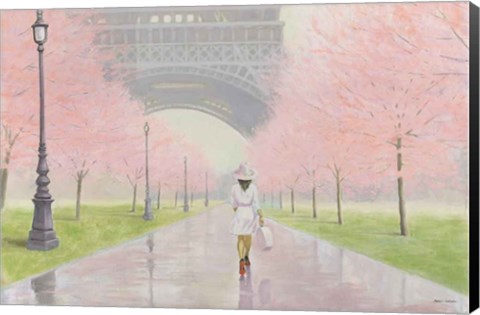 Framed Printemps a Paris I Print