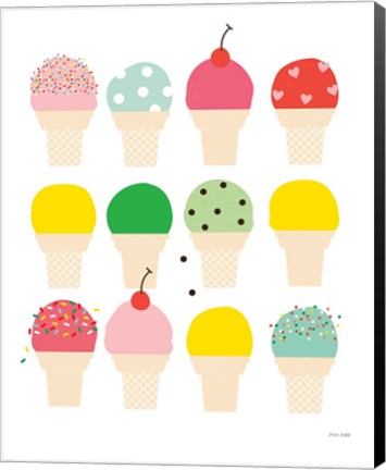 Framed Ice Cream Fun Print