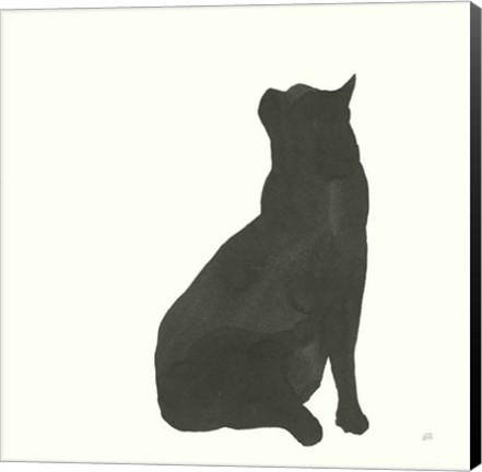 Framed Black Cat II Print