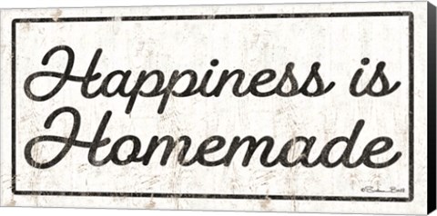 Framed Happiness is Homemade Print