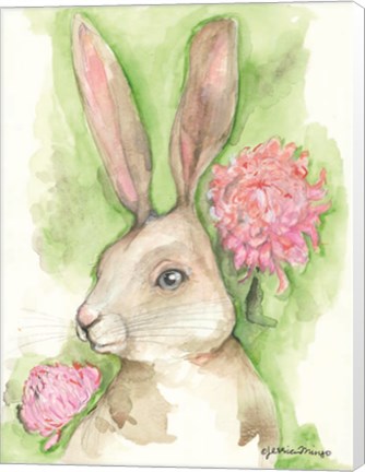 Framed Ruby the Rabbit Print