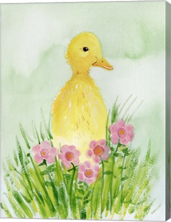 Framed Baby Spring Animals III Print