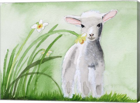 Framed Baby Spring Animals IV Print