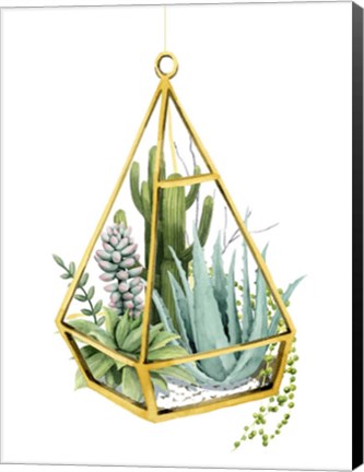 Framed Wild Terrarium III Print