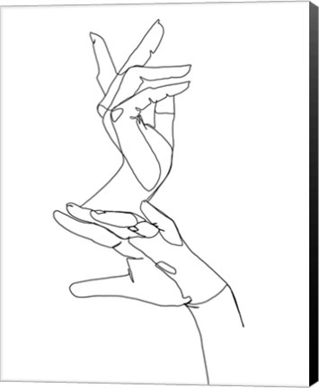 Framed Magic Hands I Print