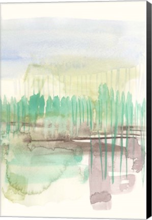Framed Verde Horizon II Print