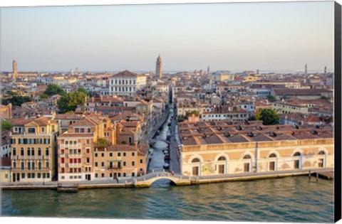 Framed Early Light, Venice II Print