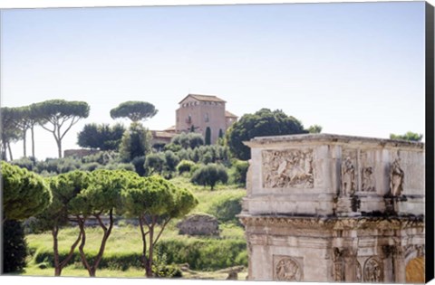 Framed Rome Landscape II Print