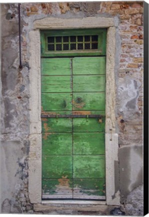 Framed Windows &amp; Doors of Venice VII Print