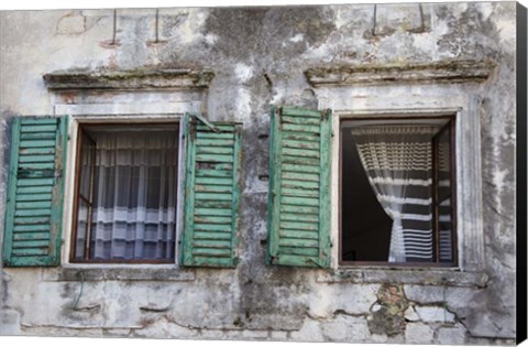 Framed Catching the Breeze - Kotor, Montenegro Print