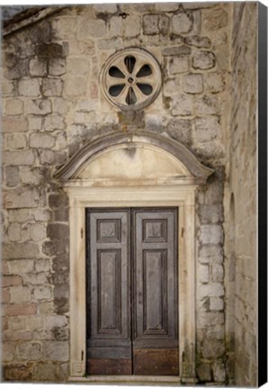 Framed Distinguished Entrance - Kotor, Montenegro Print