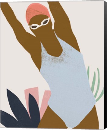 Framed Femme Moderne III Print