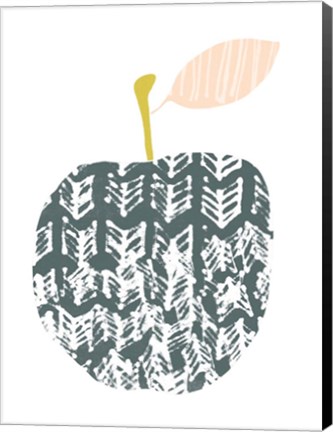 Framed Cut Paper Fruit II Print