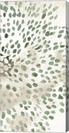 Framed Green Flowerhead II Print