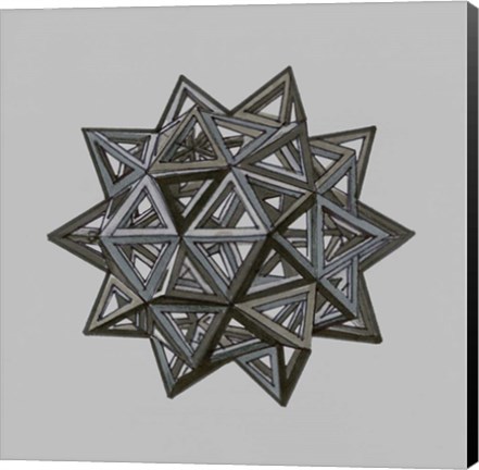 Framed Equilateral Vertex I Print