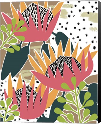 Framed King Protea II Print