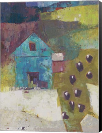 Framed Cloverton Barn Print