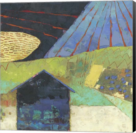 Framed Bear Valley Barn III Print