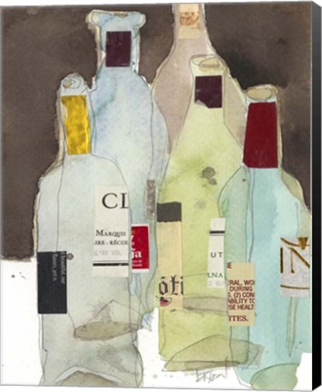 Framed Wines &amp; Spirits III Print