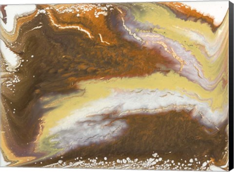 Framed Liquid Earth VII Print