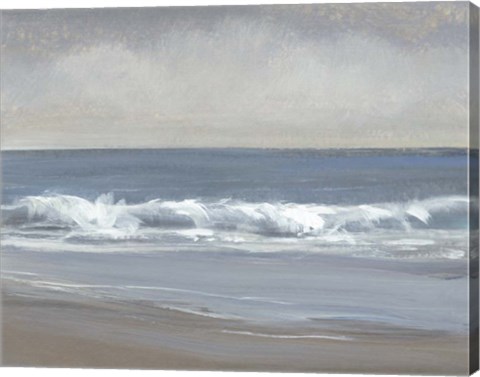 Framed Neutral Shoreline I Print