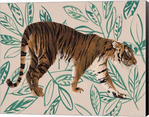 Framed Tigre de Siberie I Print