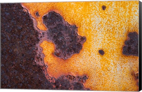 Framed Rust Abstract Print