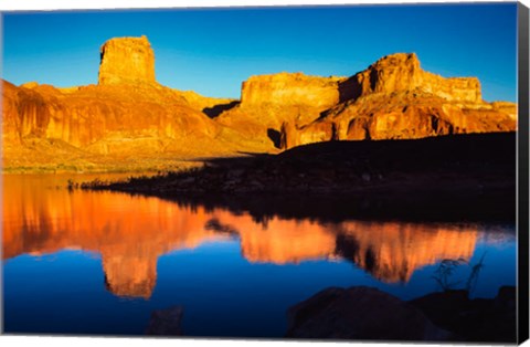 Framed Reflection, Lake Powell National Recreation Area, Utah, Arizona Print