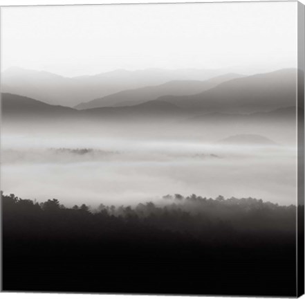 Framed Still Morning Smoky Mountains Print