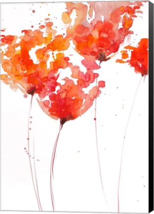 Framed Tangerine Tango 1 Print