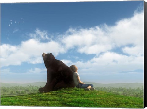 Framed Cloud Watchers Print