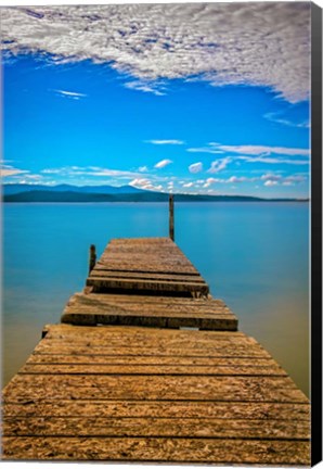 Framed Broken Pier Print