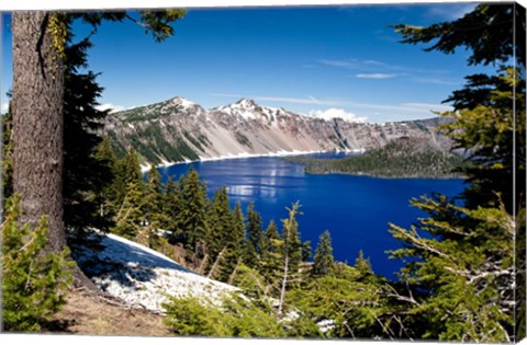 Framed Crater Lake Print