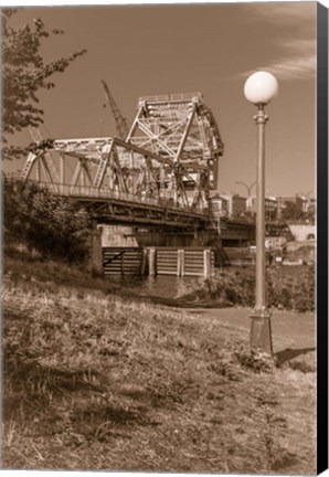 Framed Johnson Street Bridge (Victoria) Print