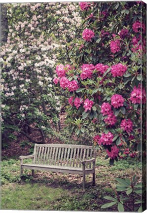 Framed Rest Among The Flowers Print