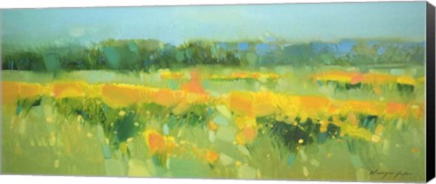 Framed Meadow - Panel Print