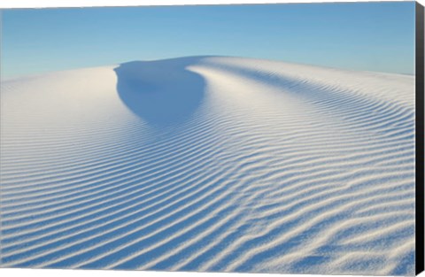 Framed Ripple Patterns In Gypsum Sand Dunes, White Sands National Monument, New Mexico Print