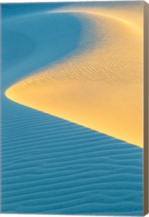 Framed New Mexico, White Sands National Park, Sand Dunes At Sunrise Print